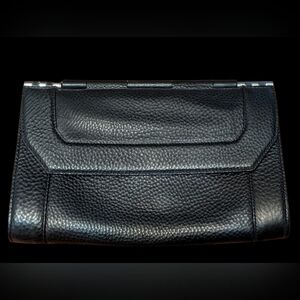 Mackage Black Leather Clutch. No Straps